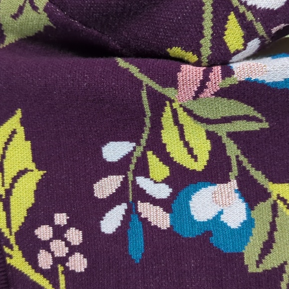 Anthropologie Maeve Cropped Floral Sweater - Picture 5 of 5